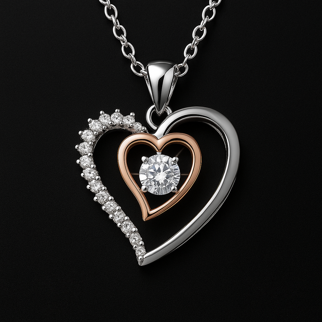 Luxe Heart Pendant Necklace