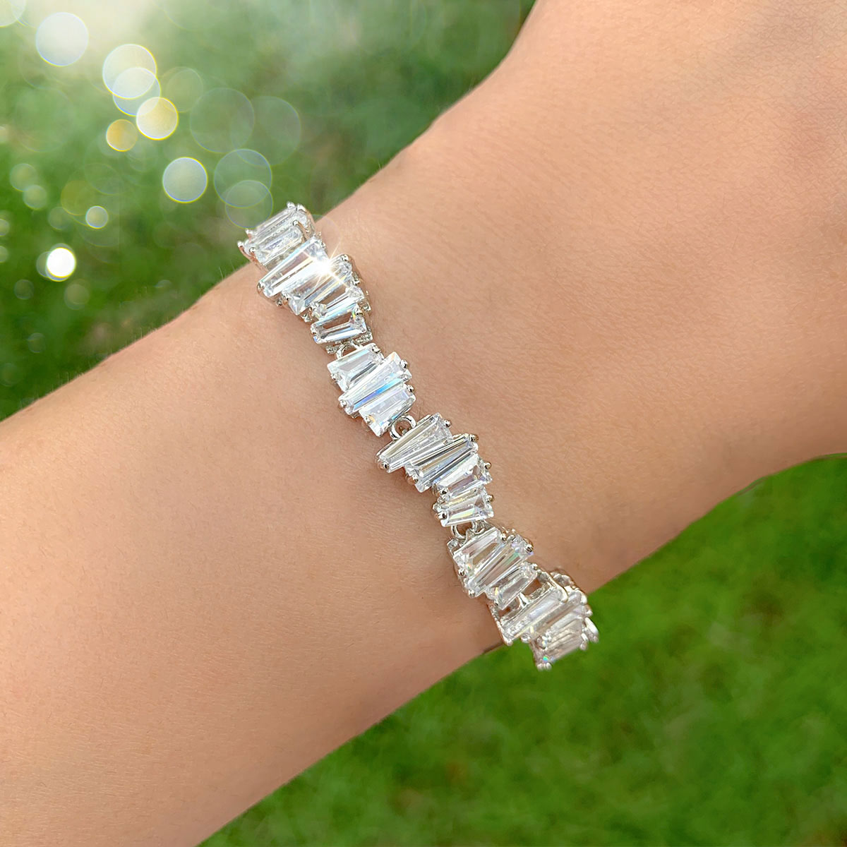 Hollywood Hoops Crystal Double Hoop Earrings with Free Matching Bracelet ($30 Value)