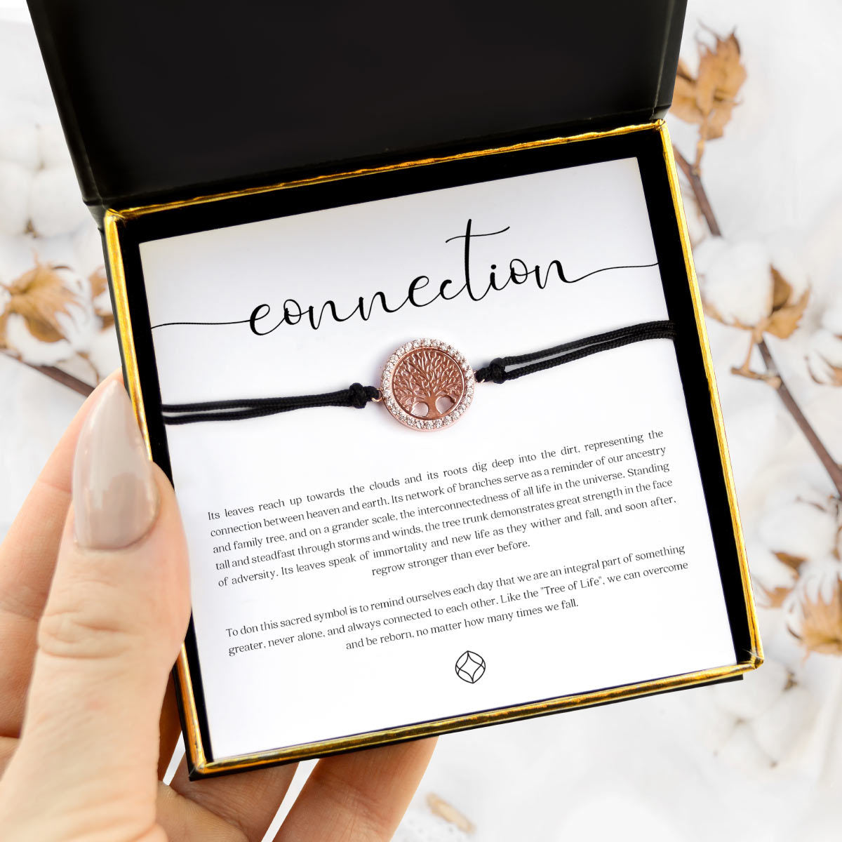 Connection - Tree of Life String Bracelet Gift Set