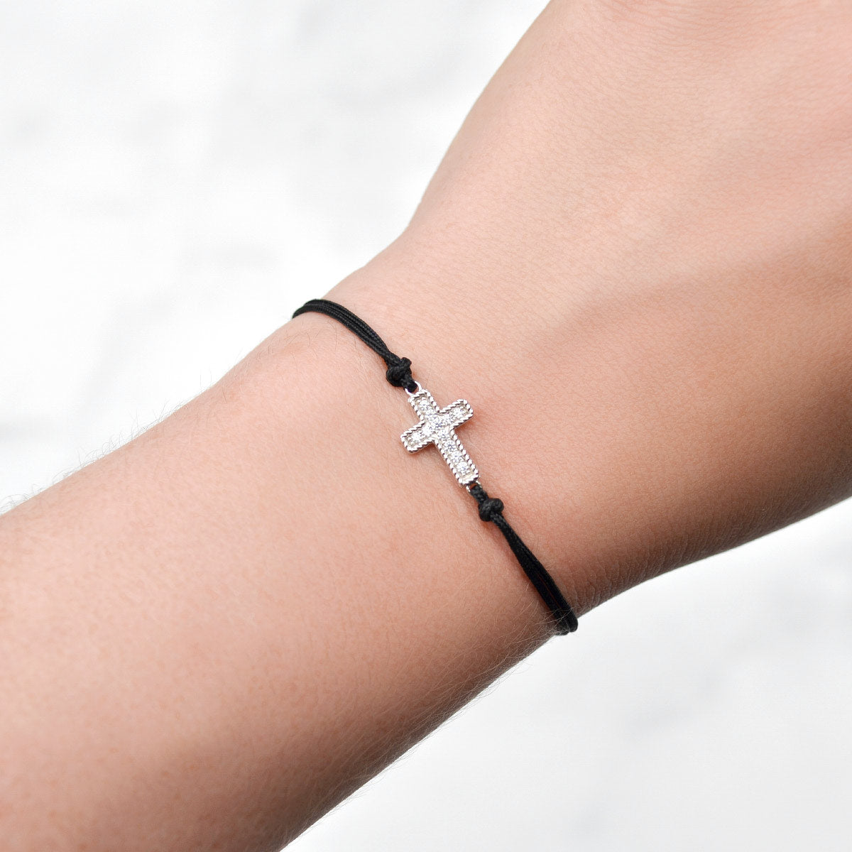 Faith - Cross String Bracelet Gift Set