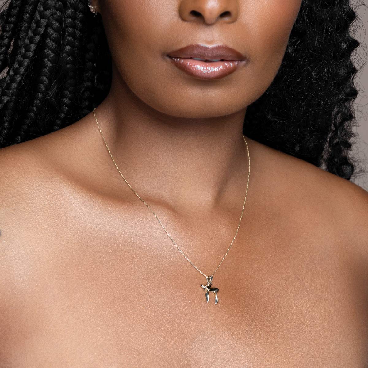 To Life - Solid Gold Chai Necklace Gift Set