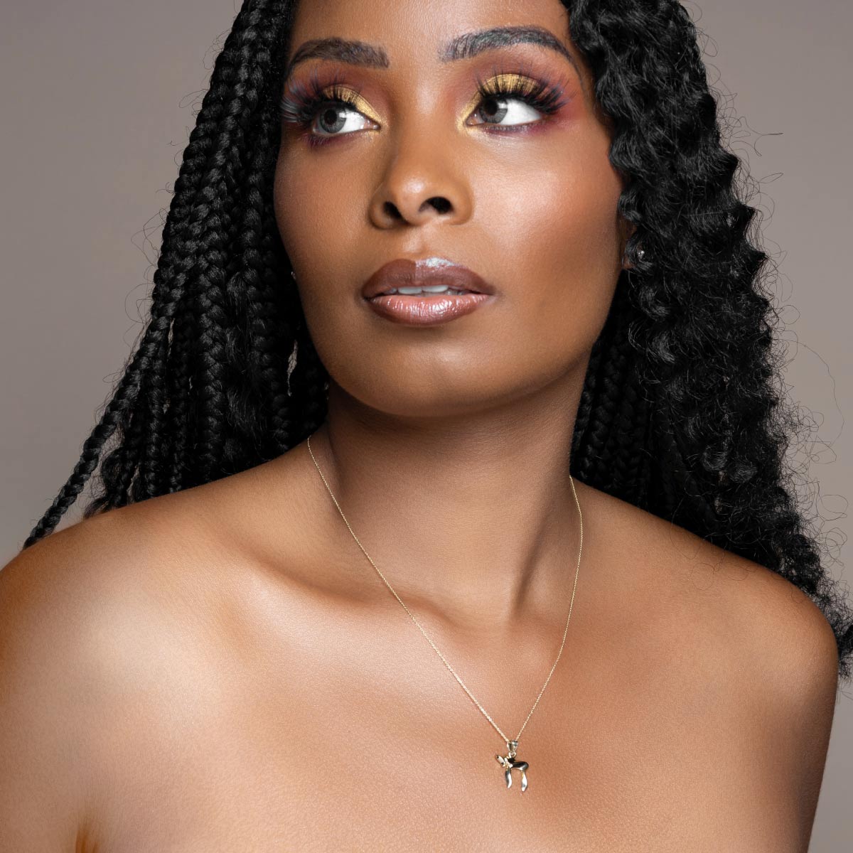 To Life - Solid Gold Chai Necklace Gift Set
