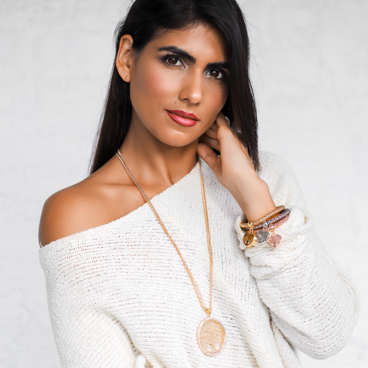 Tree of Life Heart Edition Charm Bracelet With Free Pendant Necklace ($30 Value)