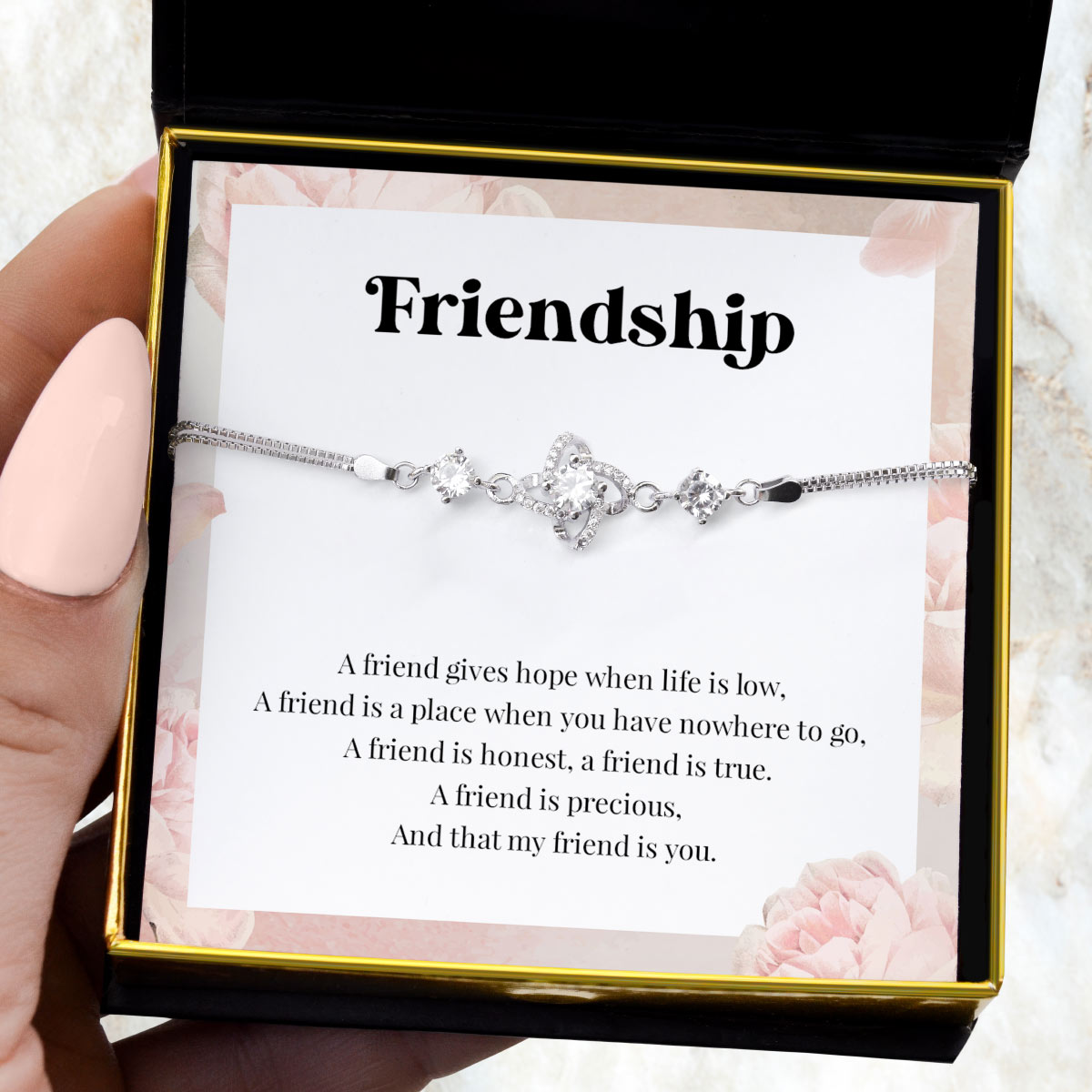 Friendship - Luxe Flower Bracelet Gift Set