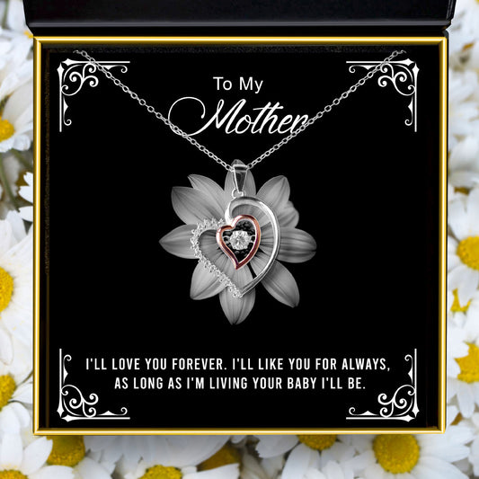 To My Mother - Luxe Heart Necklace Gift Set