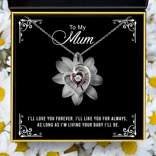 To My Mum - Luxe Heart Necklace Gift Set