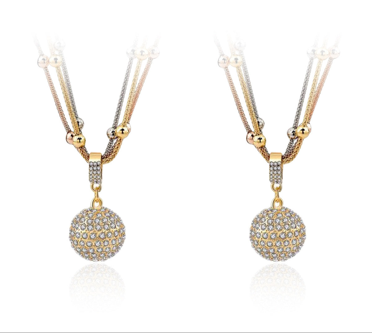 BUY 1 GET 1 FREE - Gold Ball Necklace