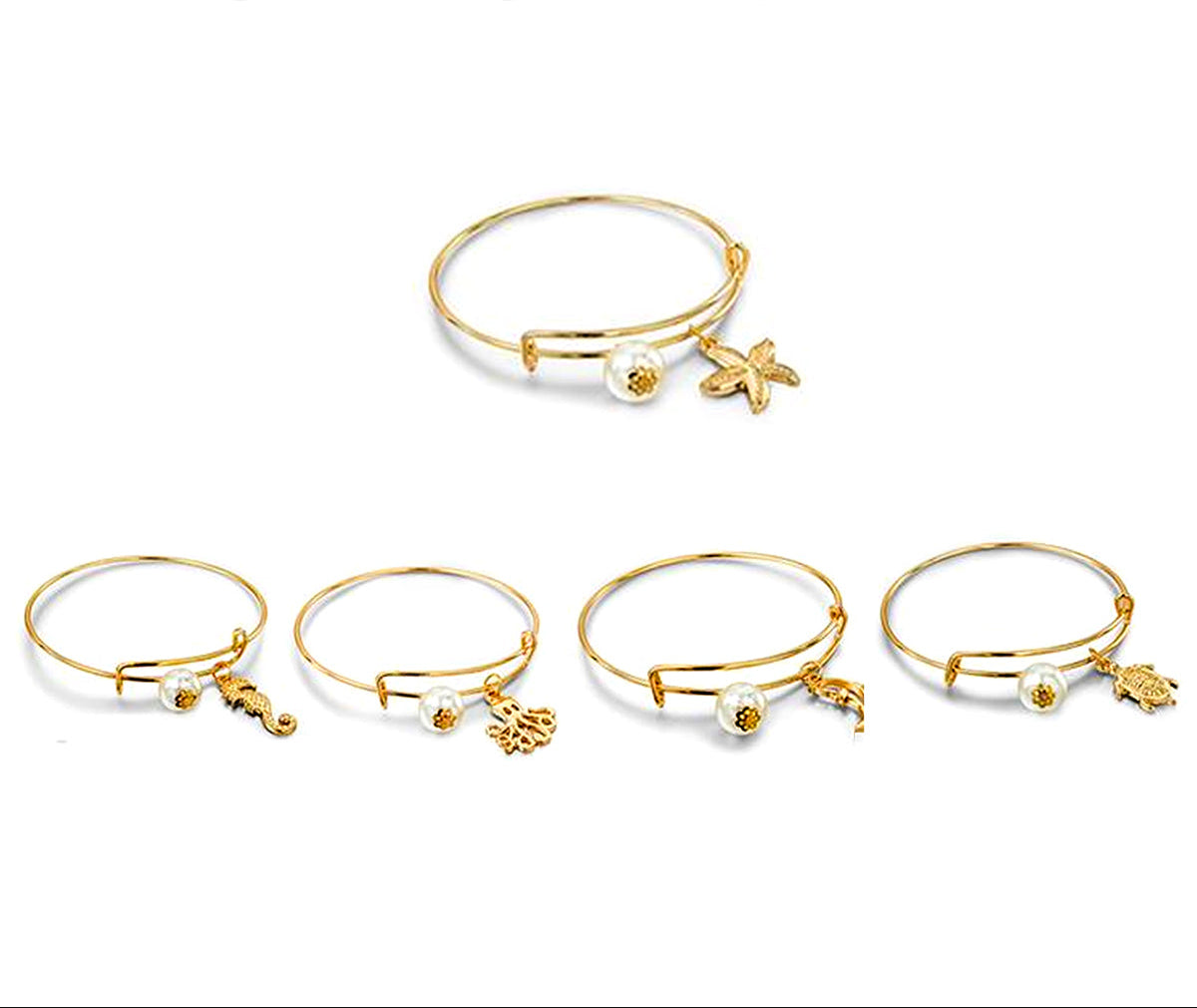 Ocean Lover's Bangle Set