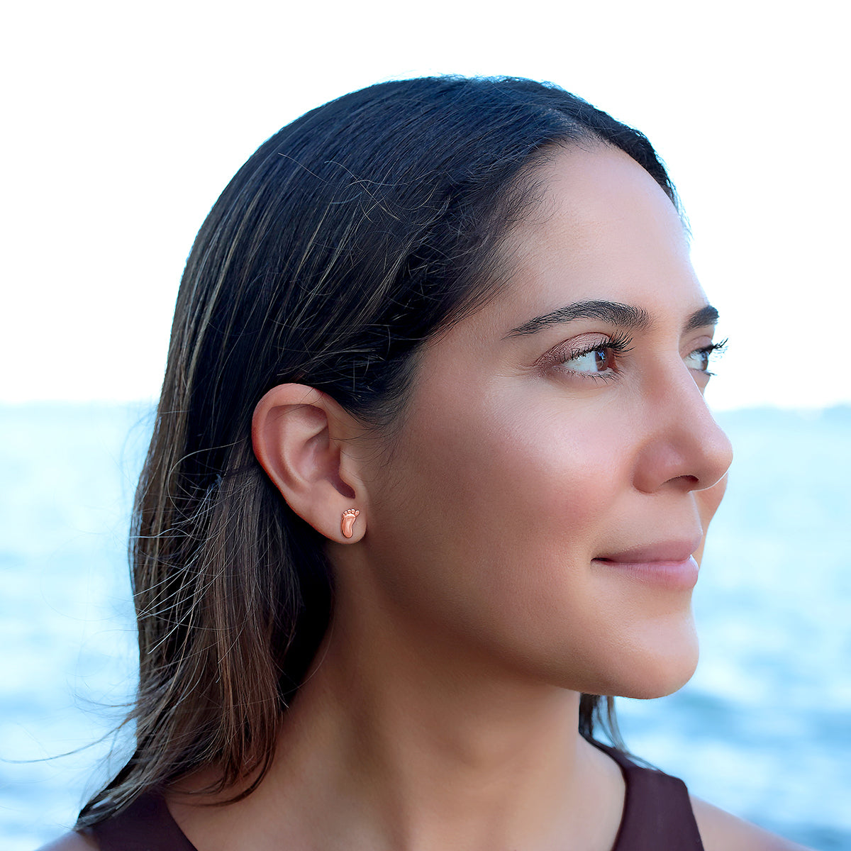 Baby Feet Stud Earrings