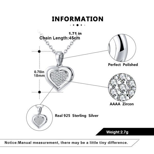 Brilliant Heart Pendant Necklace
