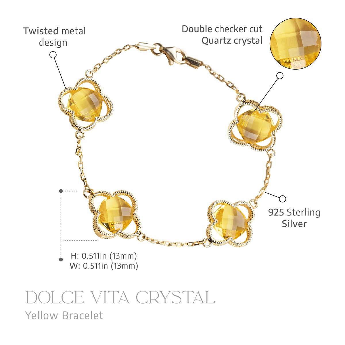Dolce Vita Crystal Bracelet