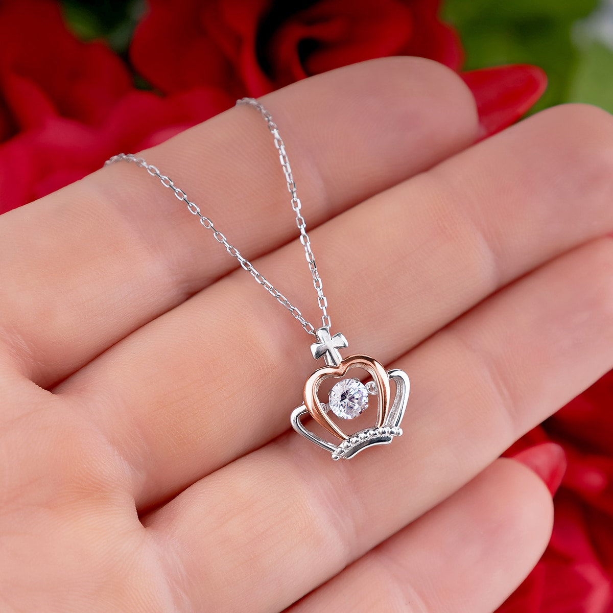 To My Badass Bridesmaid - Luxe Crown Necklace Gift Set