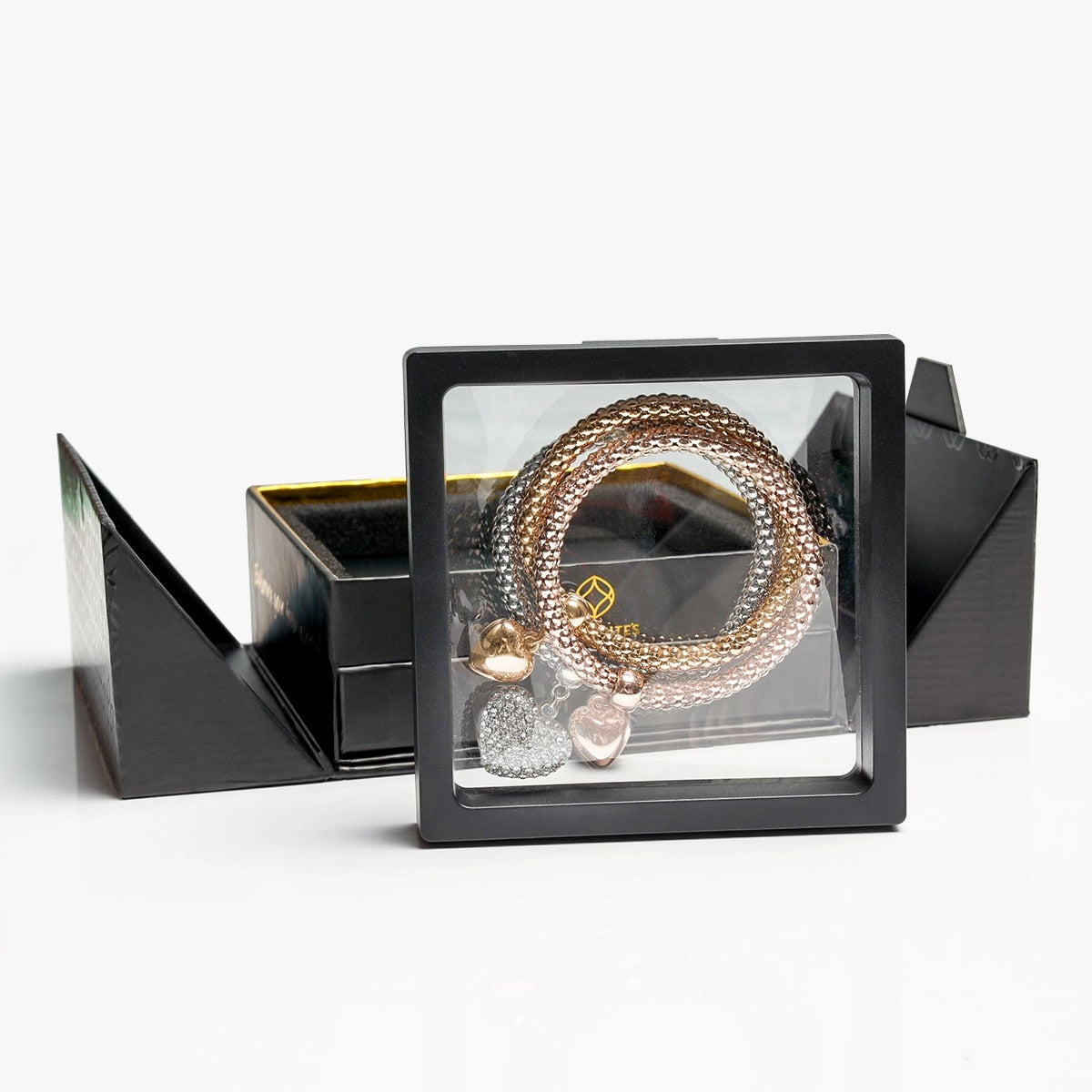 Magic In A Box - Solid Hearts Charm Bracelets