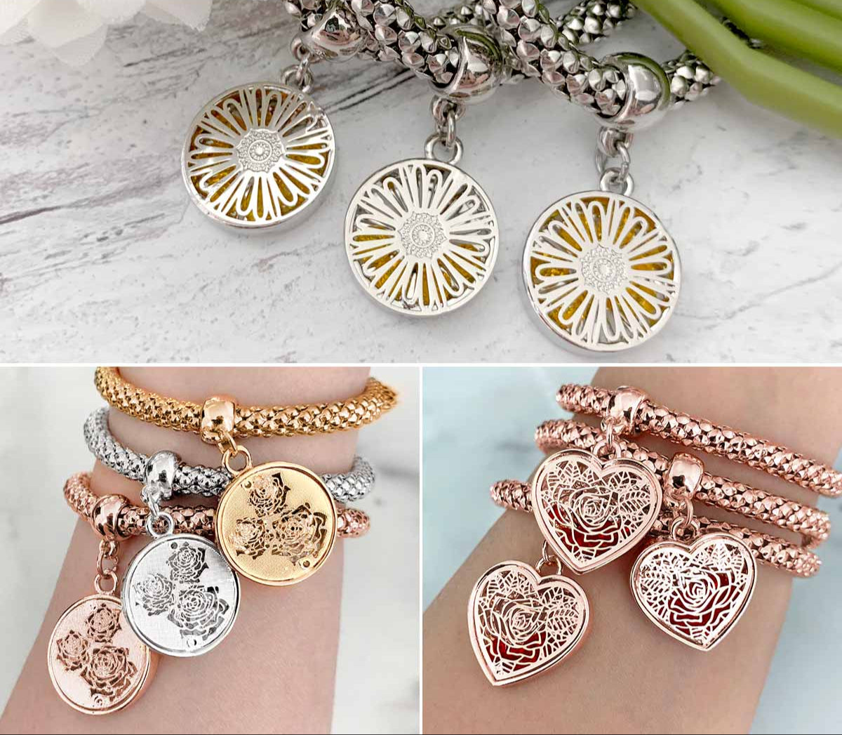 BUY 1 GET 2 FREE - Glam Trio of Flowers