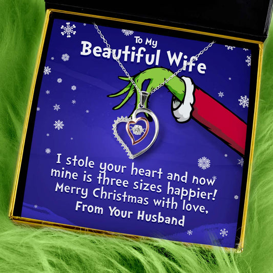 To My Wife (Holiday Card) - Necklace Gift Set