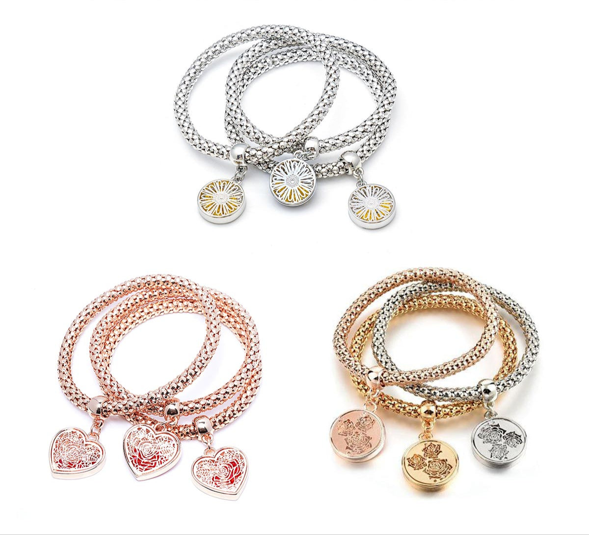 BUY 1 GET 2 FREE - Glam Trio of Flowers