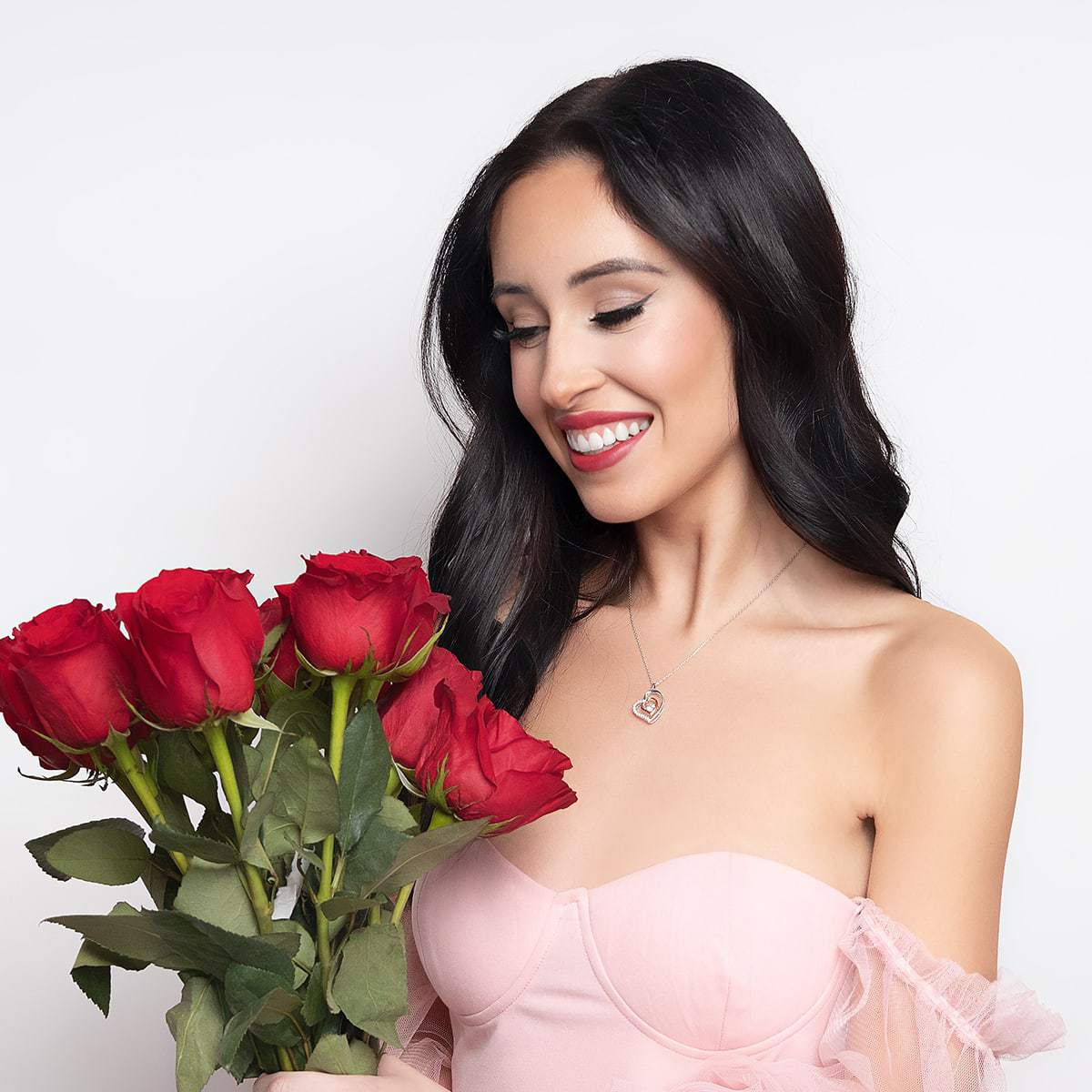 To My Wife, Yoda One For Me (Valentine's Day Card) - Luxe Heart Necklace Gift Set