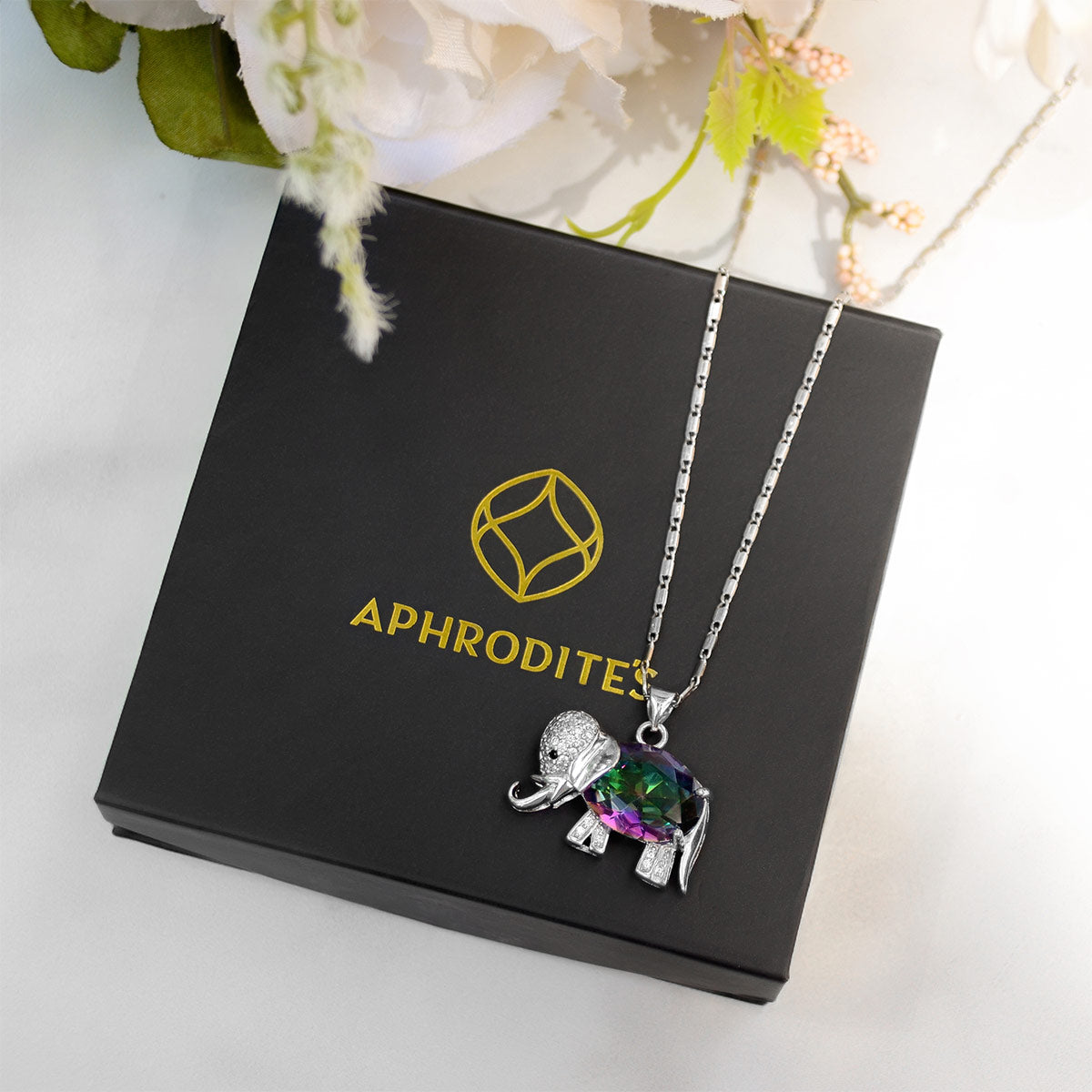 Strength - Elefante Galaxy Crystal Necklace Gift Set