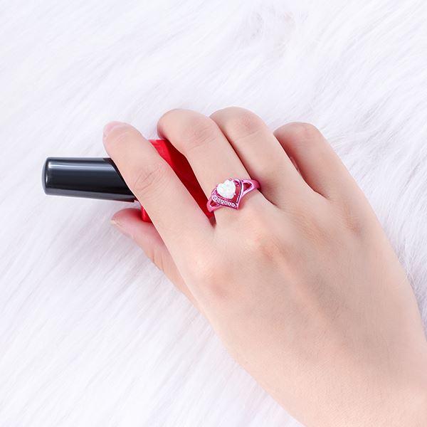 Pretty in Pink Heart Ring