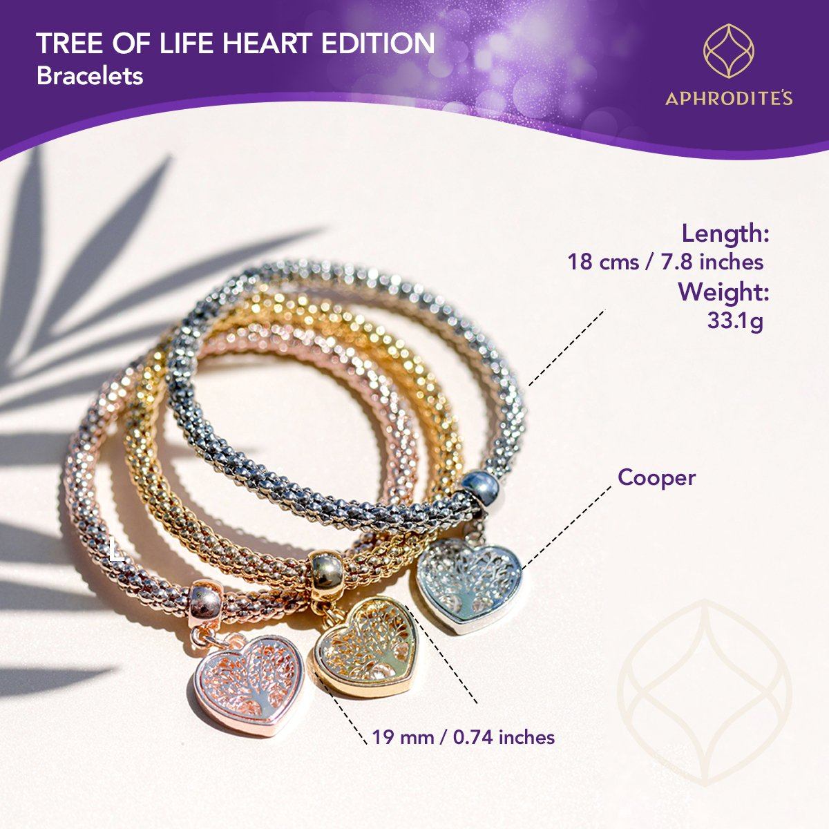 Tree of Life Window Box - Tree of Life Heart Edition Charm Bracelets