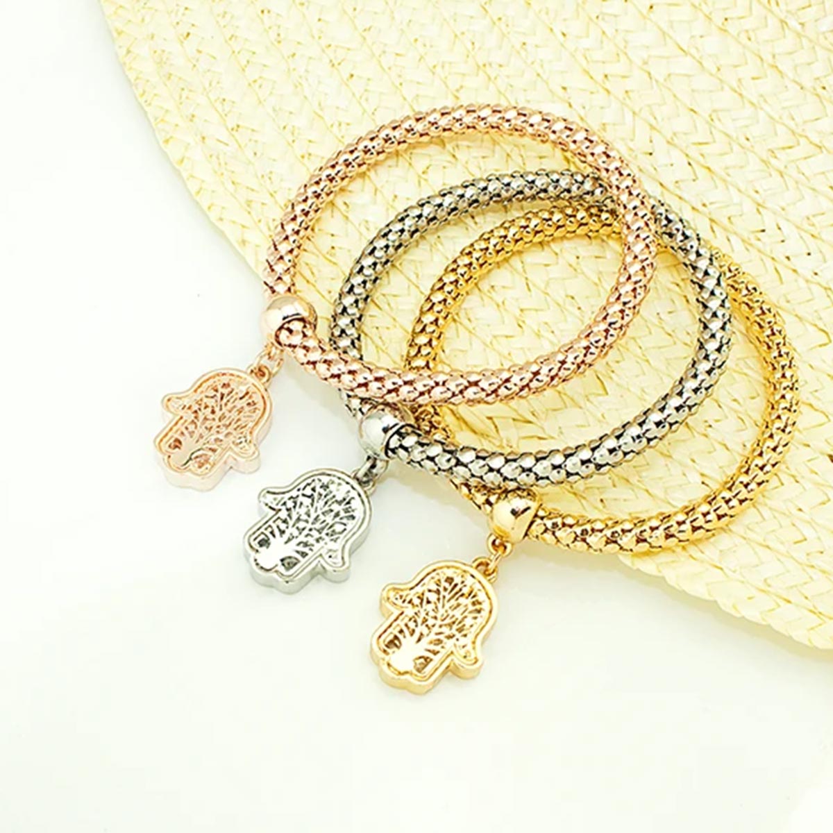 Magic in a Box - Tree of Life Hamsa Edition Charm Bracelets Gift Set