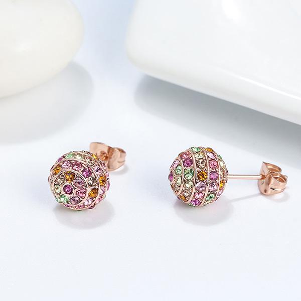 Tropic Crystals Stud Earrings