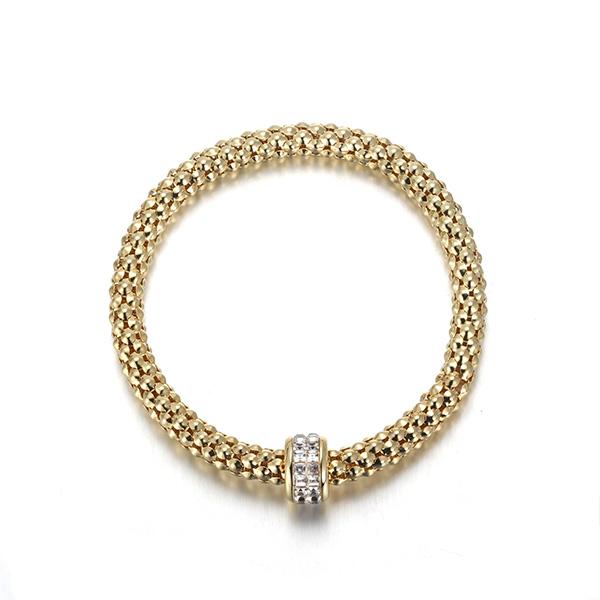 Glitz and Glam Glimmer CZ Popcorn Bracelet