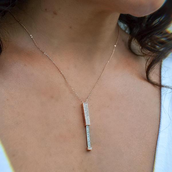 To My Mother I Love You Secret Sentiments Necklace Pendant