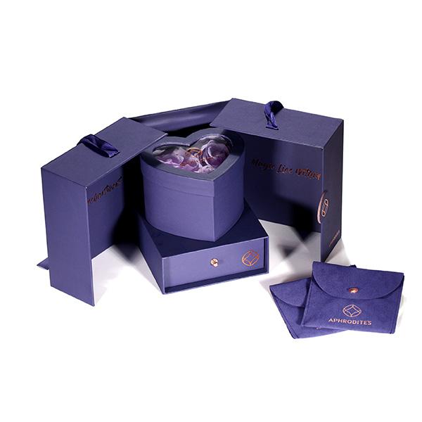 2 Sets of Enchantment Gift Box - Gold Ball Jewelry Set