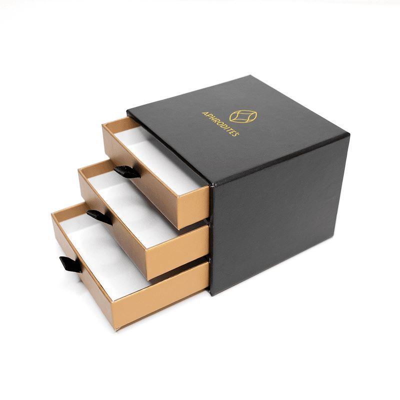 Gold Ball Necklace with Rhinestone Pendant, Happiness Earrings & Bracelet