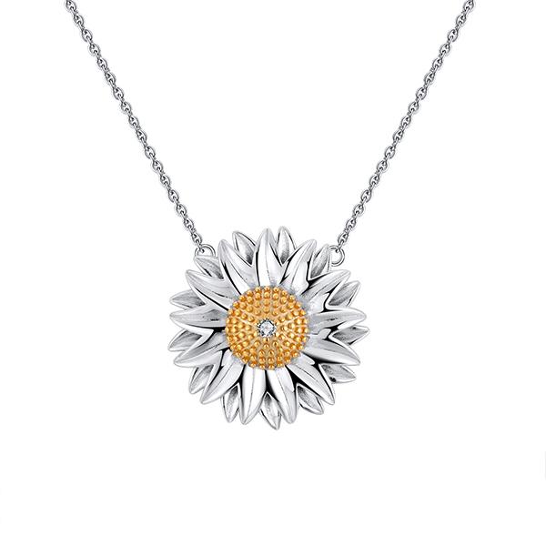 Brilliant Sunflower Necklace