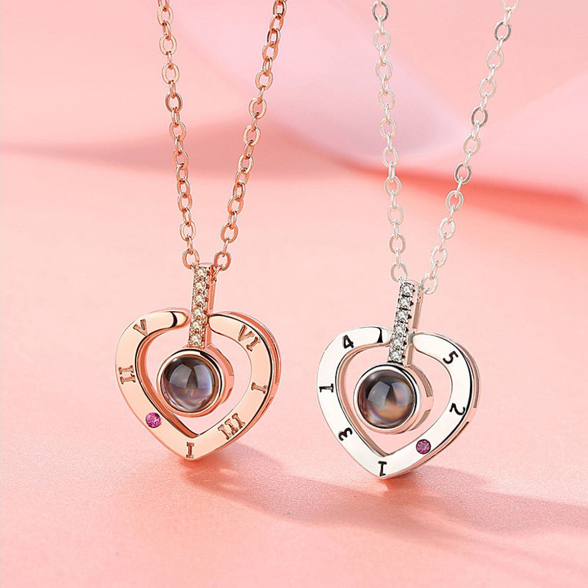 2 Sets of Hidden Love Languages Necklace