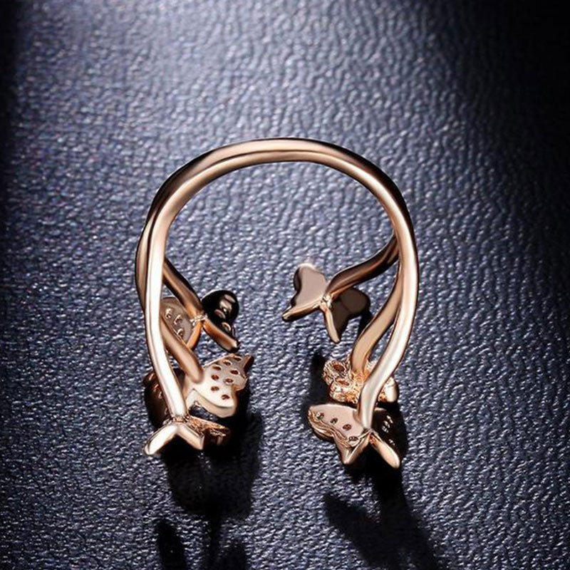 Free Spirit Adjustable Butterfly Ring