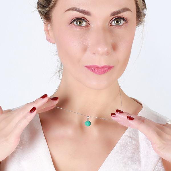 Silver Solstice Turquoise Necklace