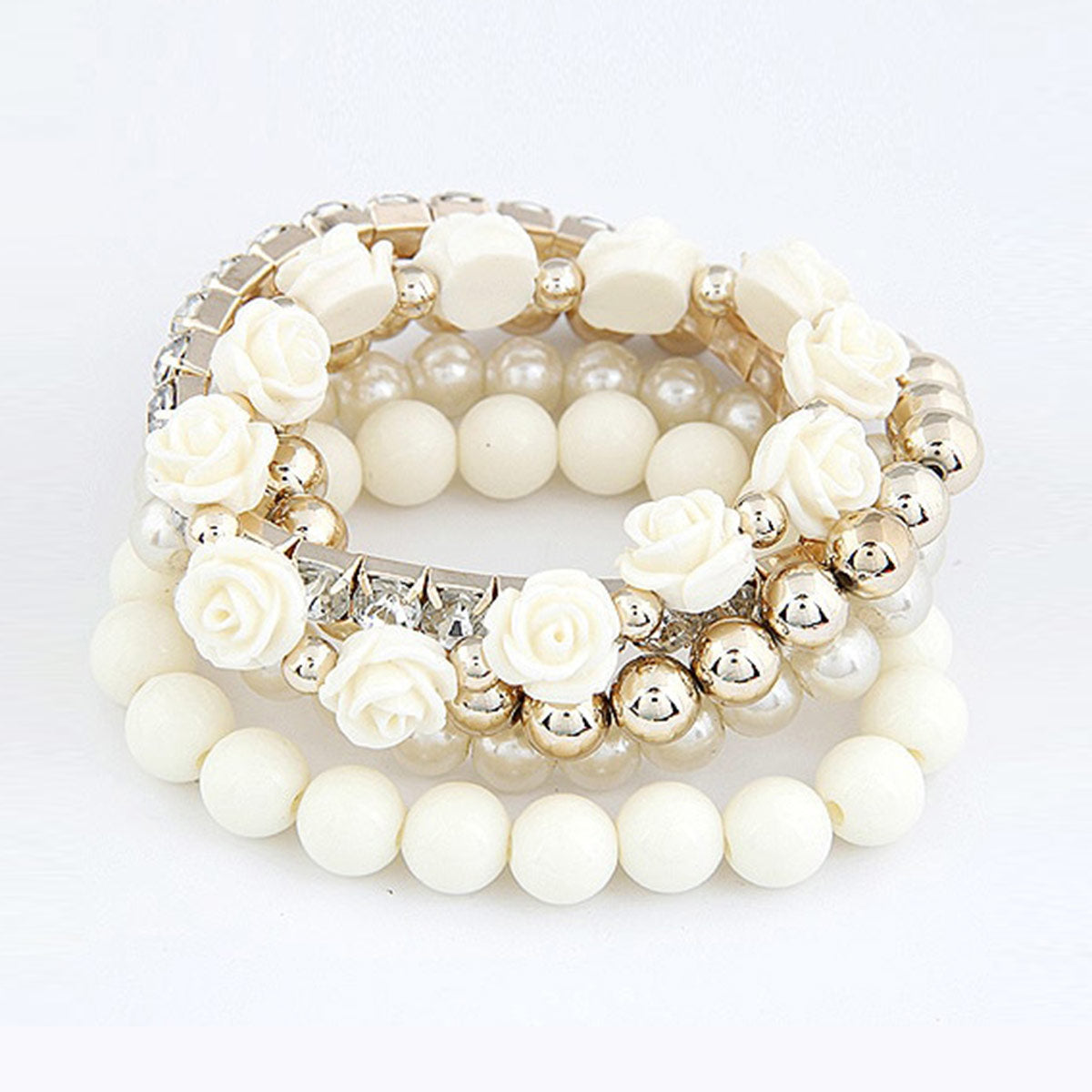 Pastel Beauty Bracelets Stack