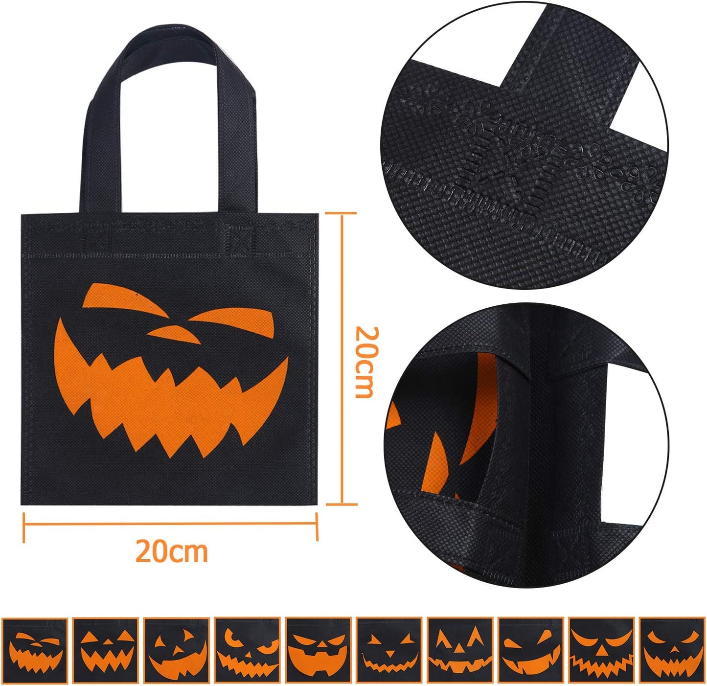 Halloween Jack-O'-Lantern Gift Bag