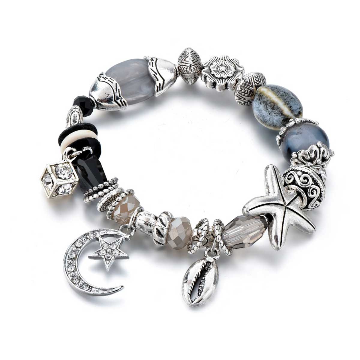 Nautical Nights Beaded Bracelet