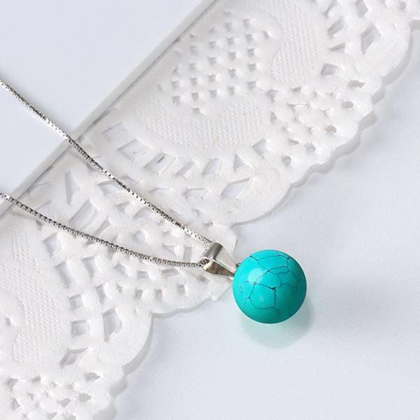 Silver Solstice Turquoise Necklace