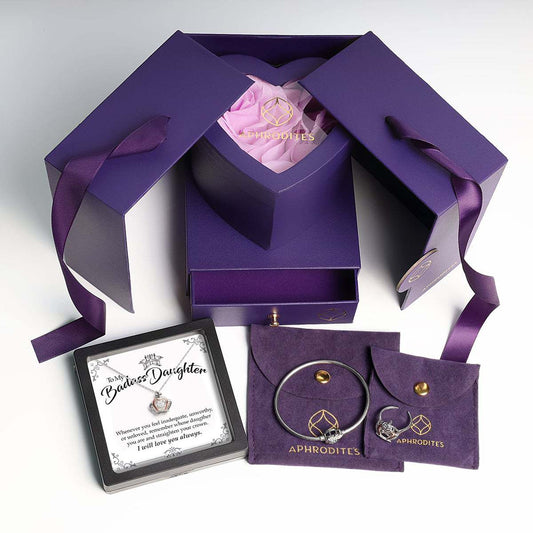 Enchantment Gift Box - To My Badass Daughter - Luxe Crown Jewelry Set