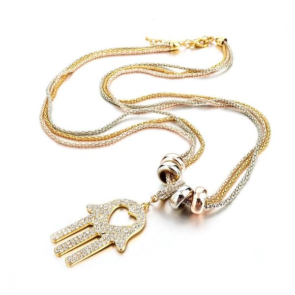 Hamsa Love Necklace
