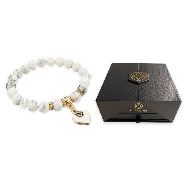 Magic in a Box - White Rose Beaded Bracelet