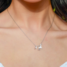 Mother Daughter Love - Mother Daughter Embrace Necklace Gift Set