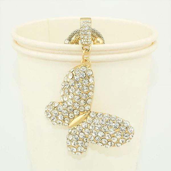 2 Sets of Solid Butterfly Charms Bundle