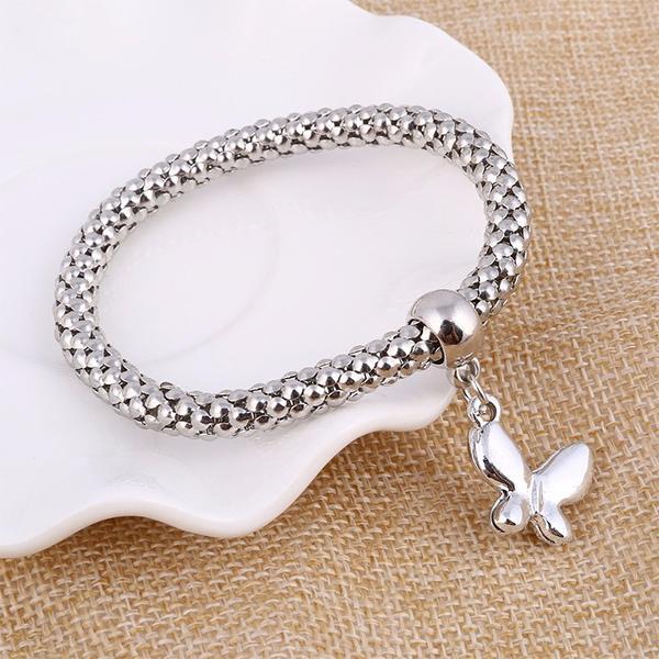 Magic in a Box - 2 Solid Butterfly Charm Bracelets Gift Sets