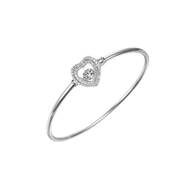 Luxe Heart Bangle