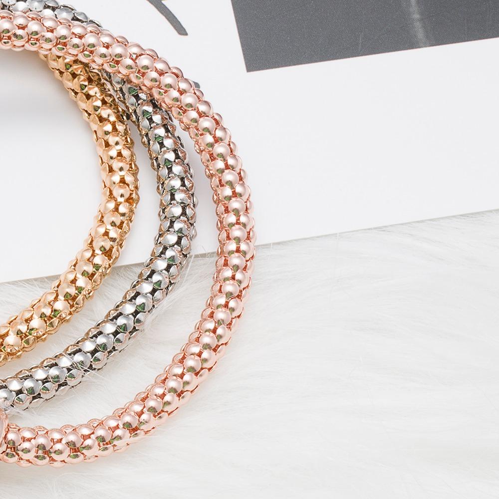 Pave Crystal Heart Charm Bracelets