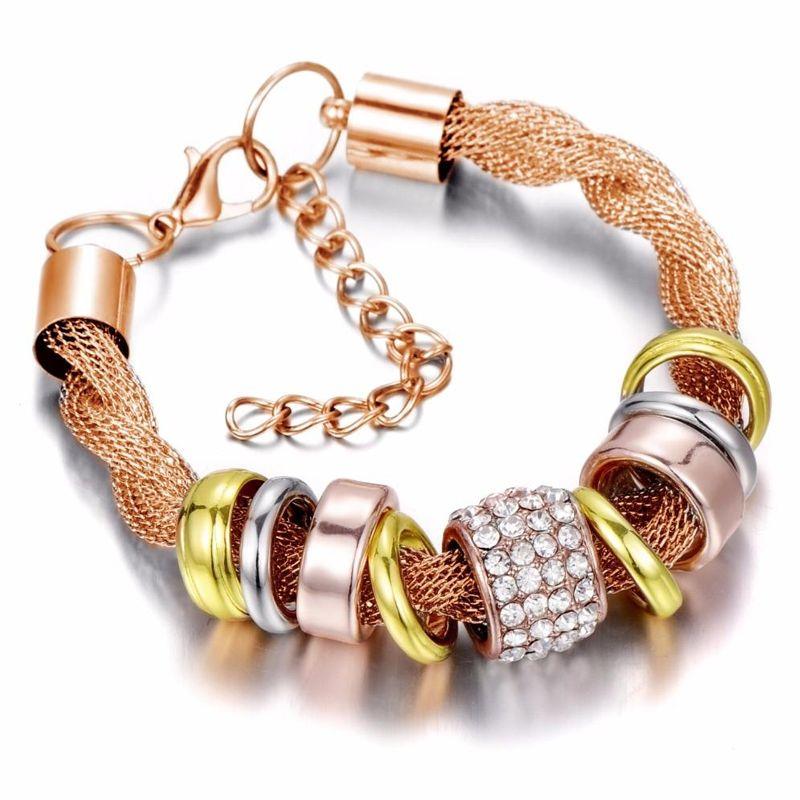 3 Sets of Entwined Metal Bracelet Trio - 9pc Set