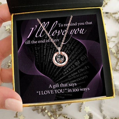 To Remind You Hidden Love Languages Necklace Gift Set