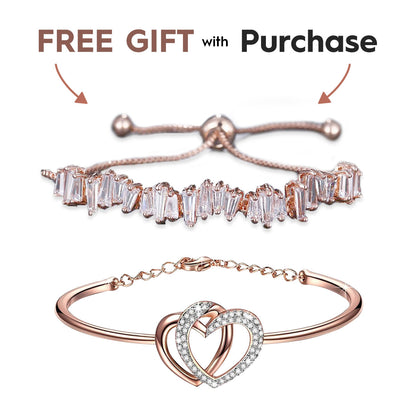 Twin Hearts Bracelet with Free Heart Bracelet ($30 Value)
