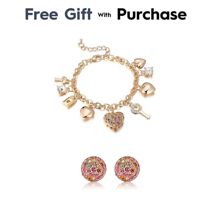 FREE GIFT WITH PURCHASE - Tropic Crystal Charm Bracelet + Tropic Crystal Stud Earrings